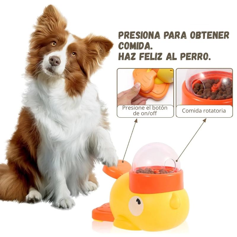 Alimentador Interactivo PatoSnack – Comida y diversión en uno