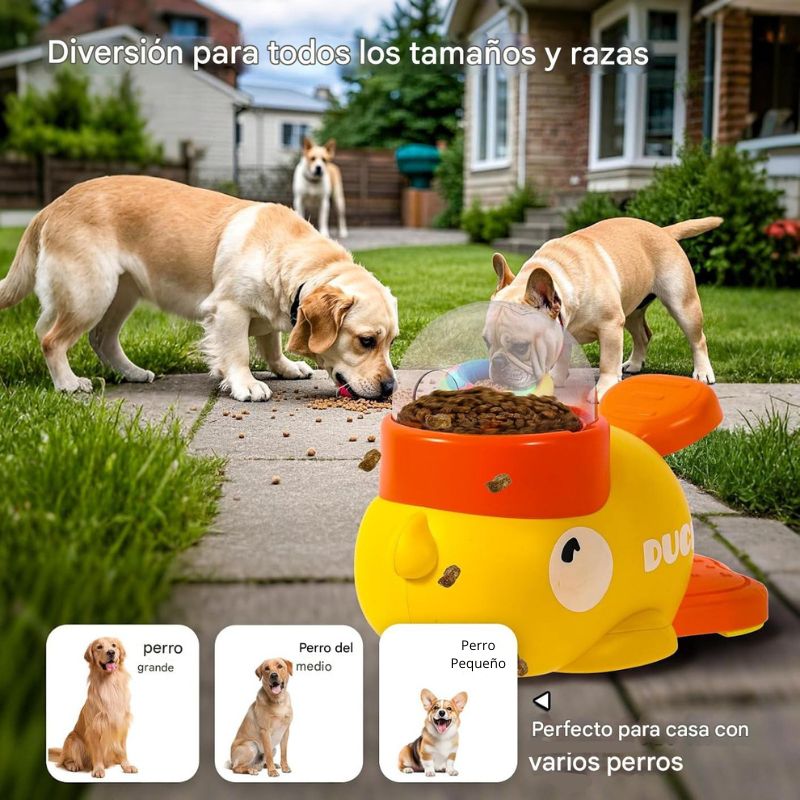 Alimentador Interactivo PatoSnack – Comida y diversión en uno
