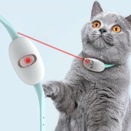 Collar Láser Inteligente Gatuno – Diversión, Ejercicio y Estimulación para tu Michi