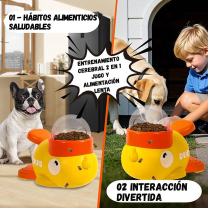Alimentador Interactivo PatoSnack – Comida y diversión en uno