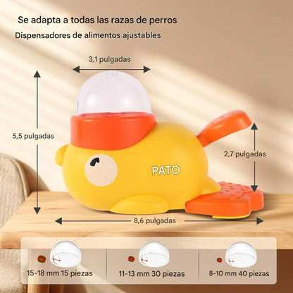 Alimentador Interactivo PatoSnack – Comida y diversión en uno